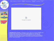 Tablet Screenshot of longbeachicecream.com